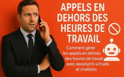 La solution aux appels en dehors des heures de travail : assistants virtuels et chatbots intelligents